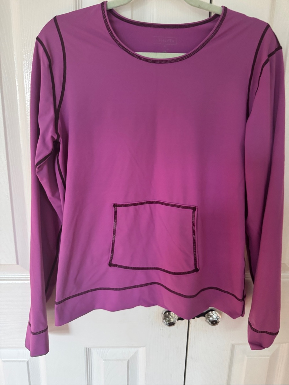 Athleta Women’s Long Sleeve Rash Guard / Swim Top – Size Large
